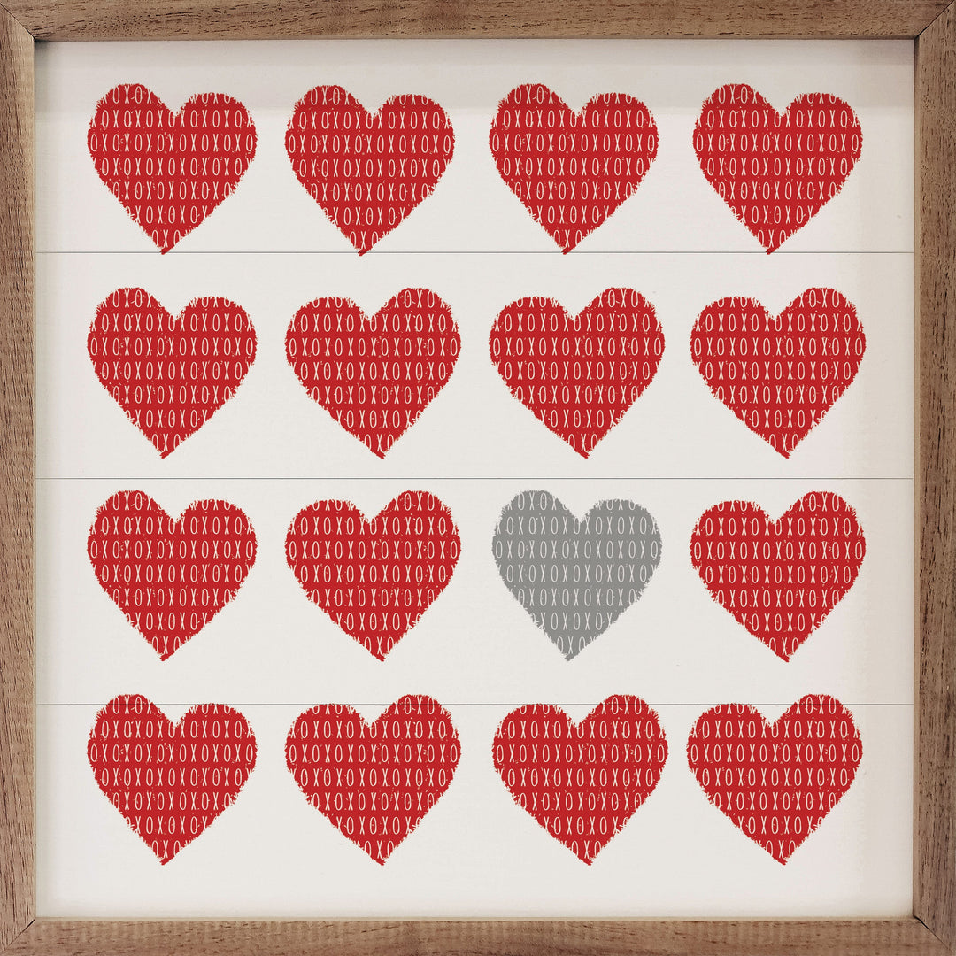 XOXO Hearts White