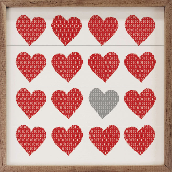 XOXO Hearts White