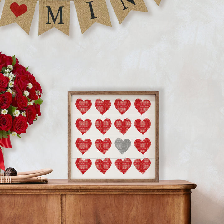 XOXO Hearts White