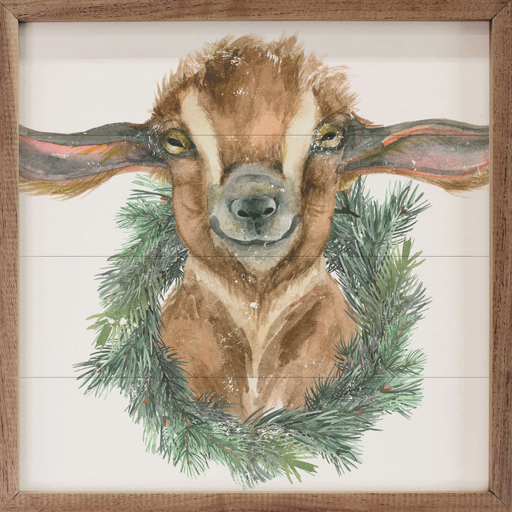Goat Wreath White