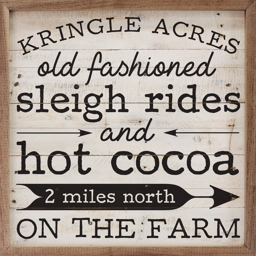 Kringle Acres Arrow Whitewash