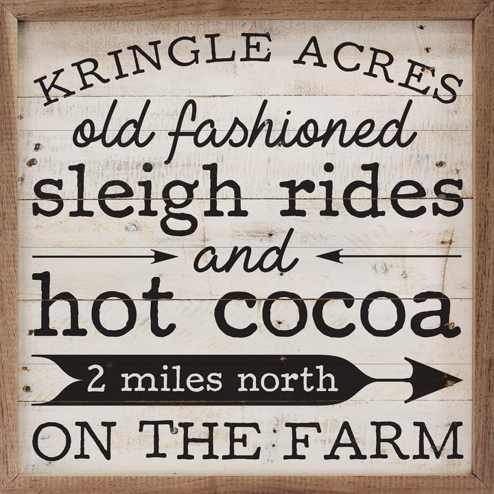 Kringle Acres Arrow Whitewash