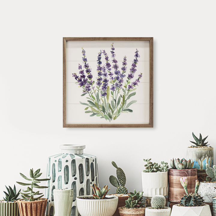 Lavender Botanical I By Carol Robinson