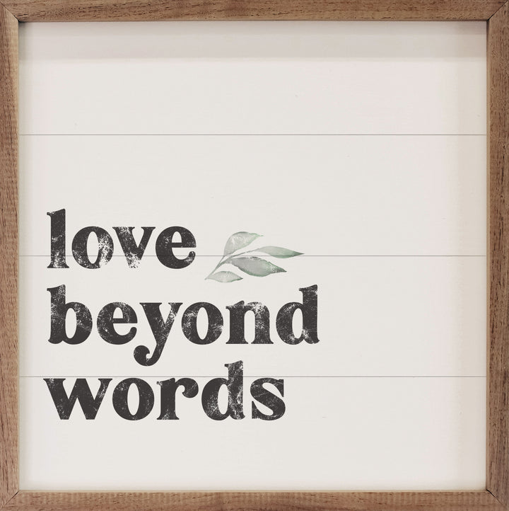 Love Beyond Words Greenery White