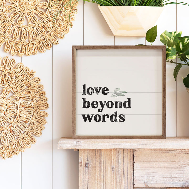 Love Beyond Words Greenery White