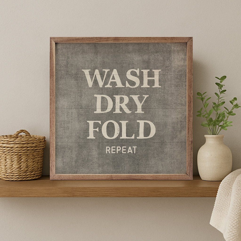 Wash Dry Fold Repeat