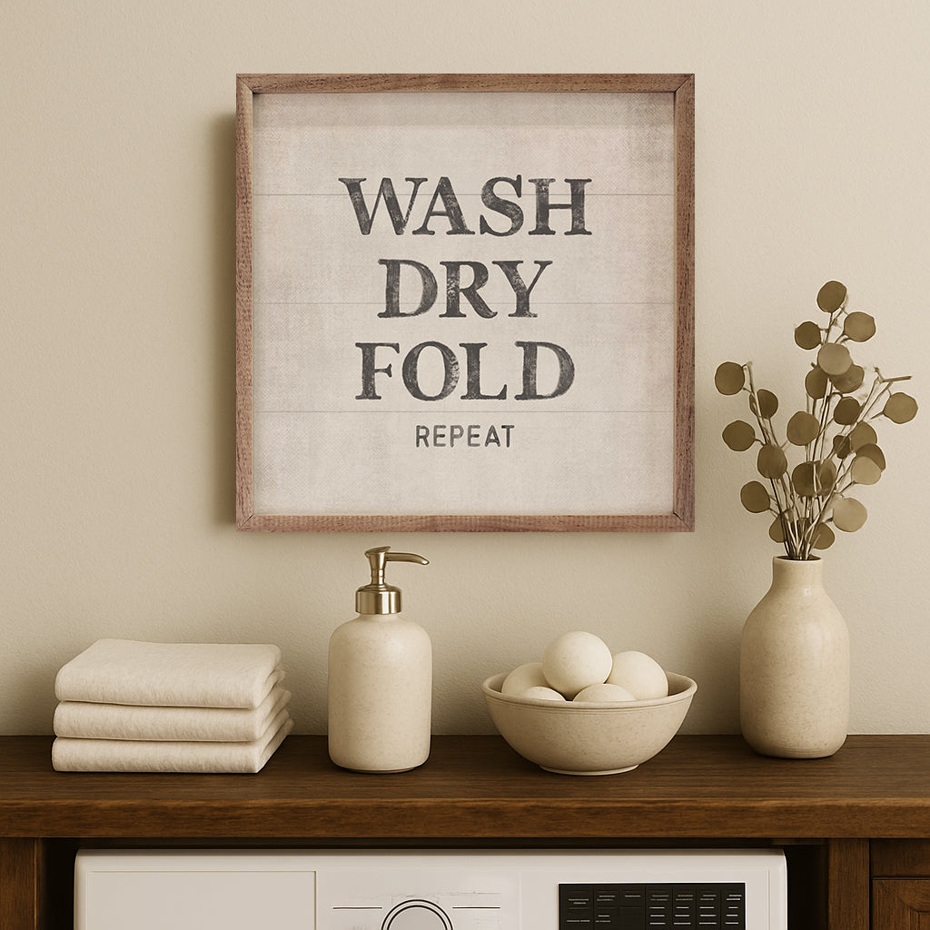 Wash Dry Fold Repeat
