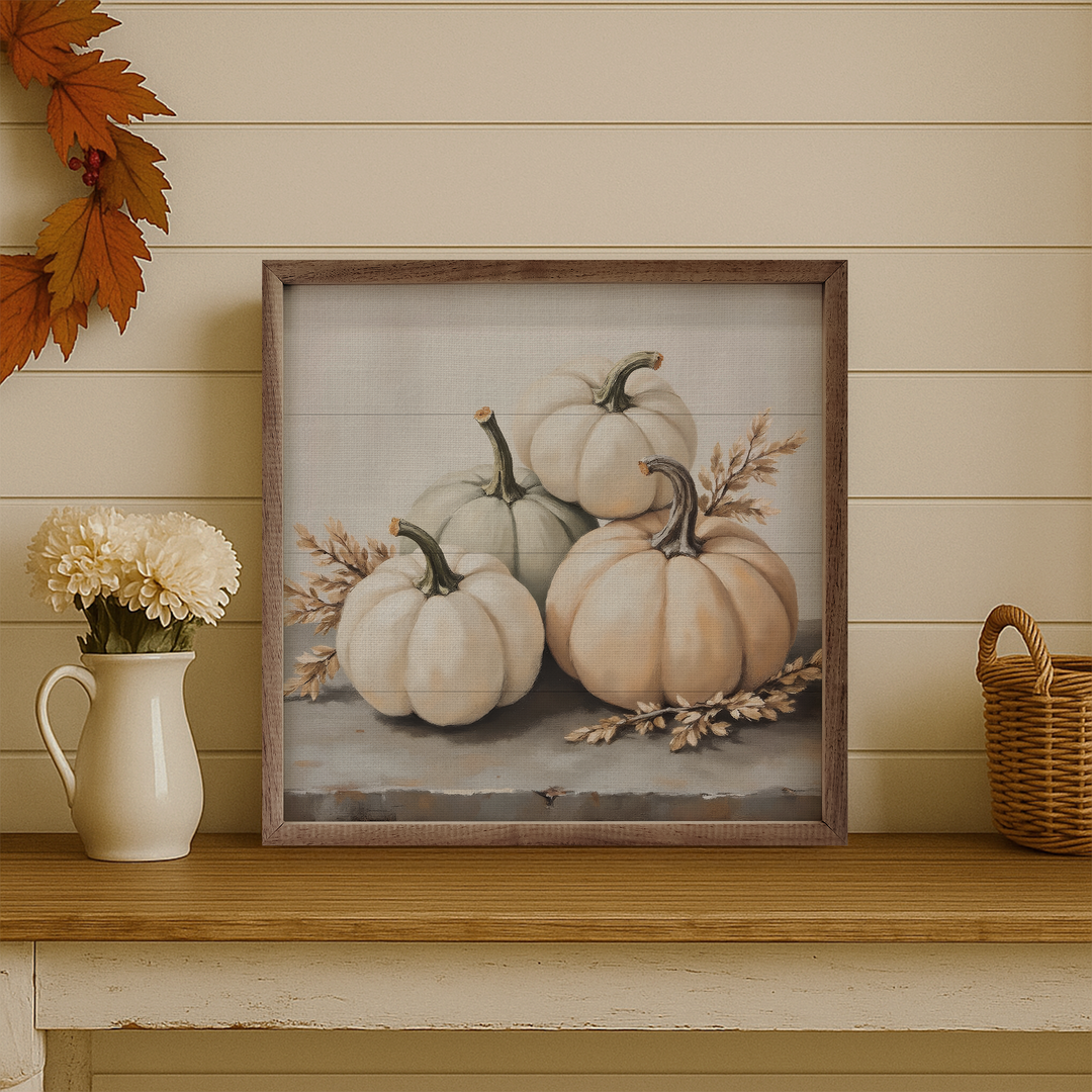 White Pumpkins Square