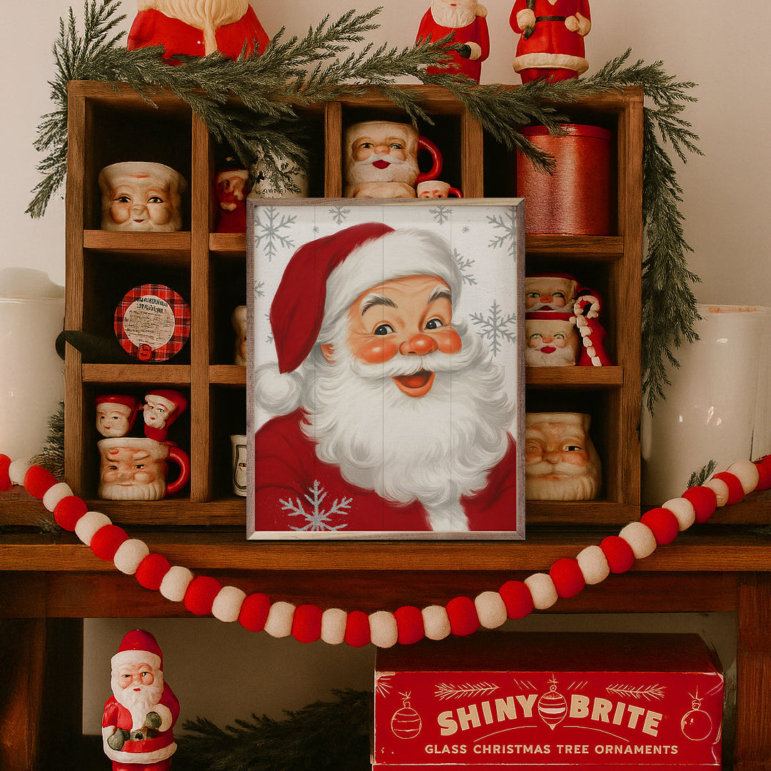 Cherry Santa Snowflakes