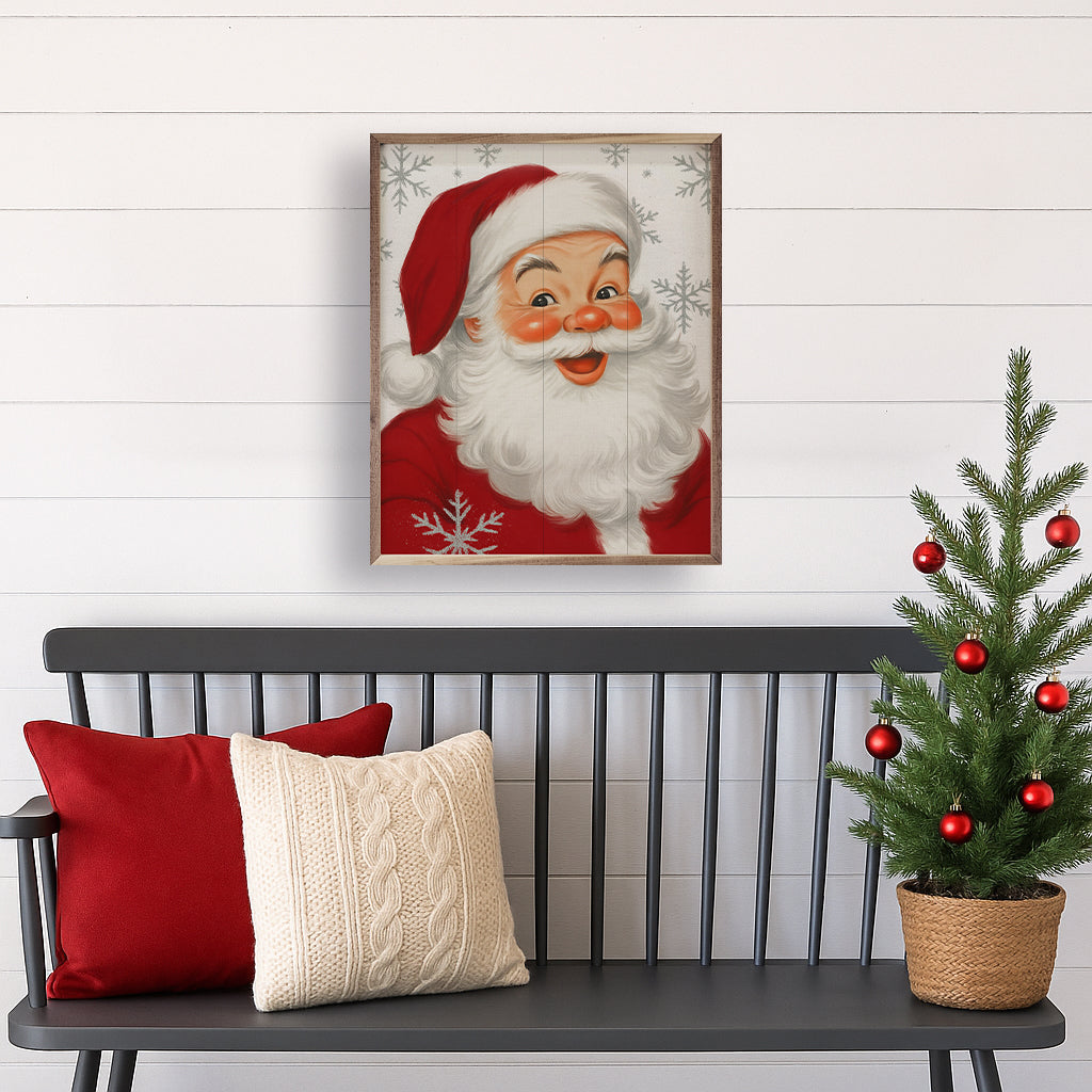 Cherry Santa Snowflakes