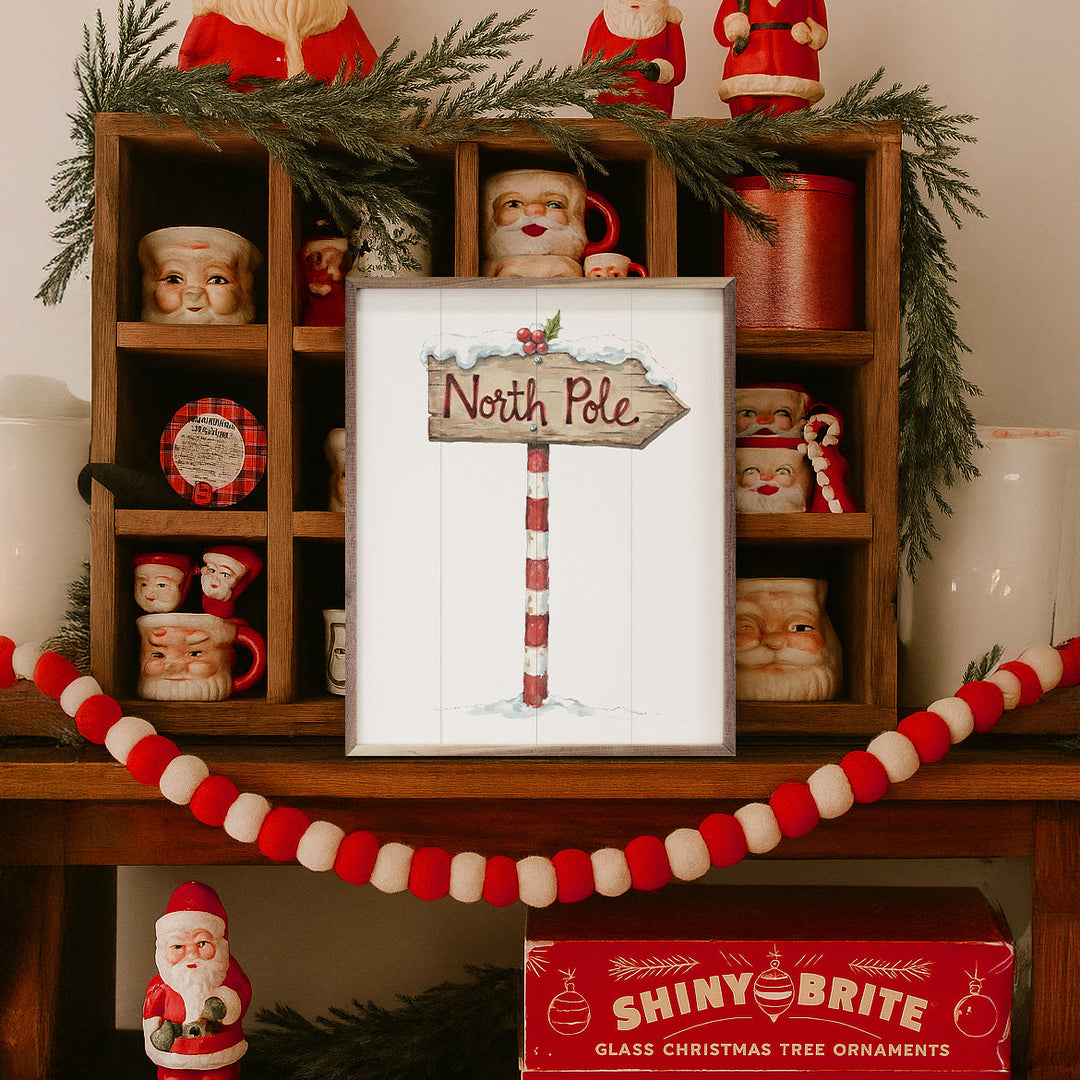Christmas North Pole Sign