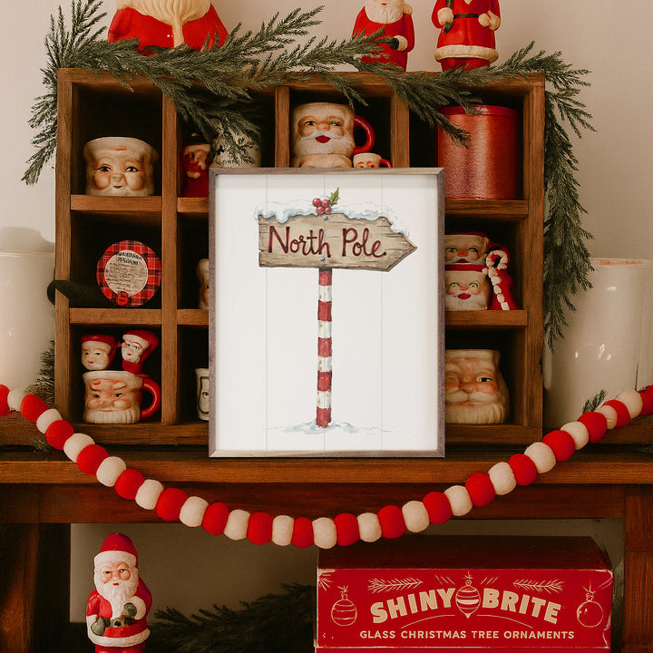 Christmas North Pole Sign
