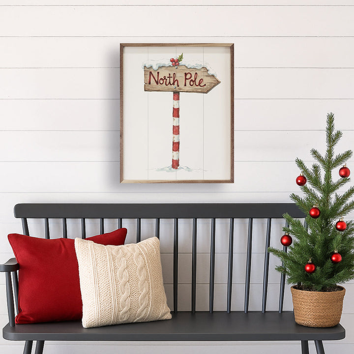 Christmas North Pole Sign