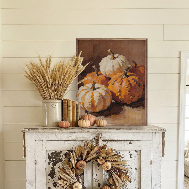 Classic Orange Mini Pumpkin Still Life