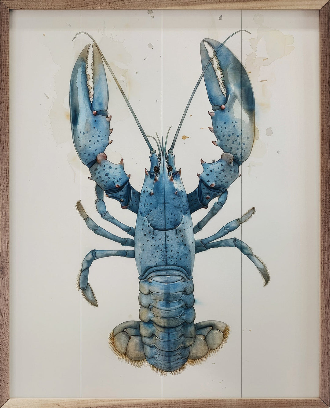 Cyan Crustacean II By Petals Prints Design