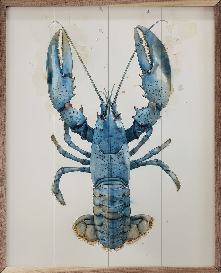 Cyan Crustacean II By Petals Prints Design