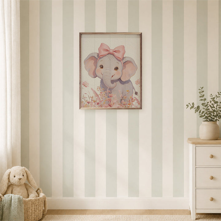 Floral Bow Elephant