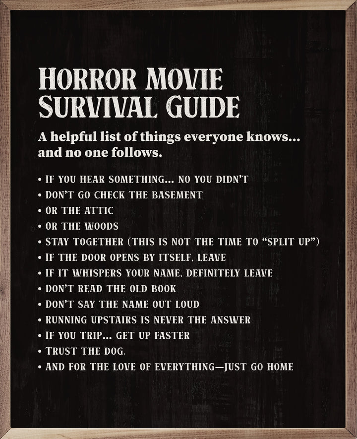 Horror Movie Survival Guide