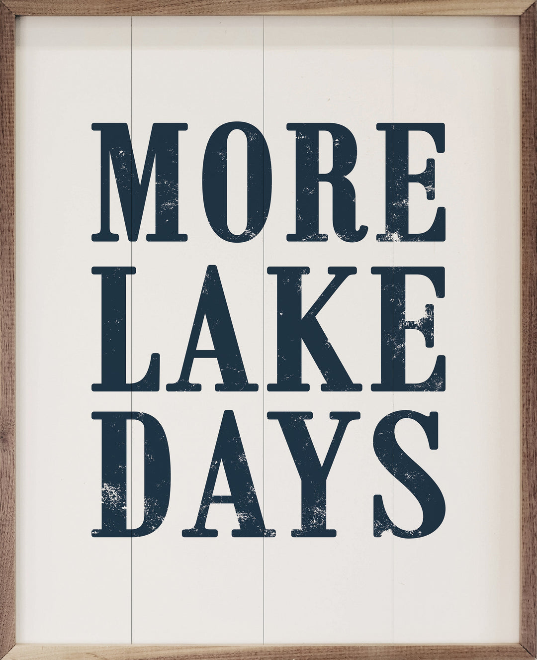 More Lake Days Blue White