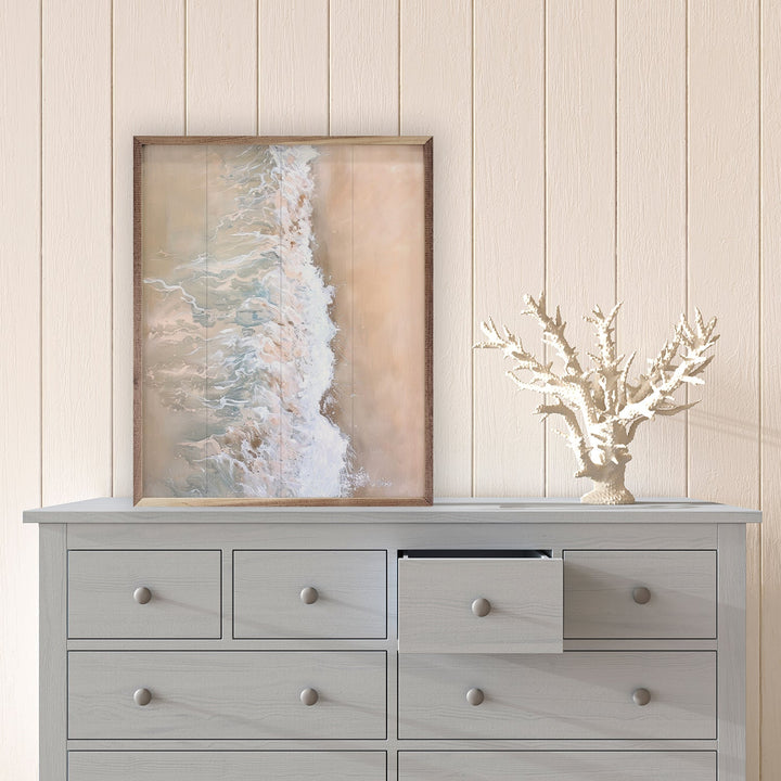 Neutral Coast I By Petals Prints Design