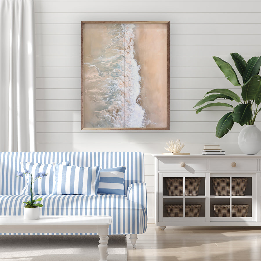 Neutral Coast I By Petals Prints Design
