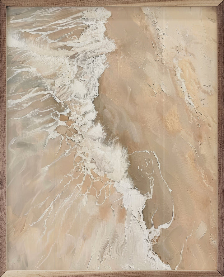 Neutral Coast III By Petals Prints Design