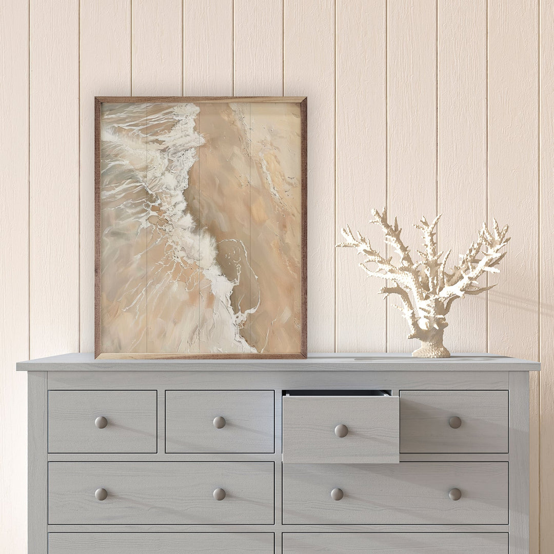 Neutral Coast III By Petals Prints Design