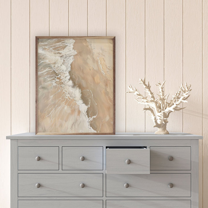 Neutral Coast III By Petals Prints Design