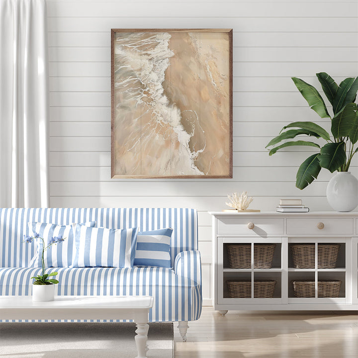 Neutral Coast III By Petals Prints Design