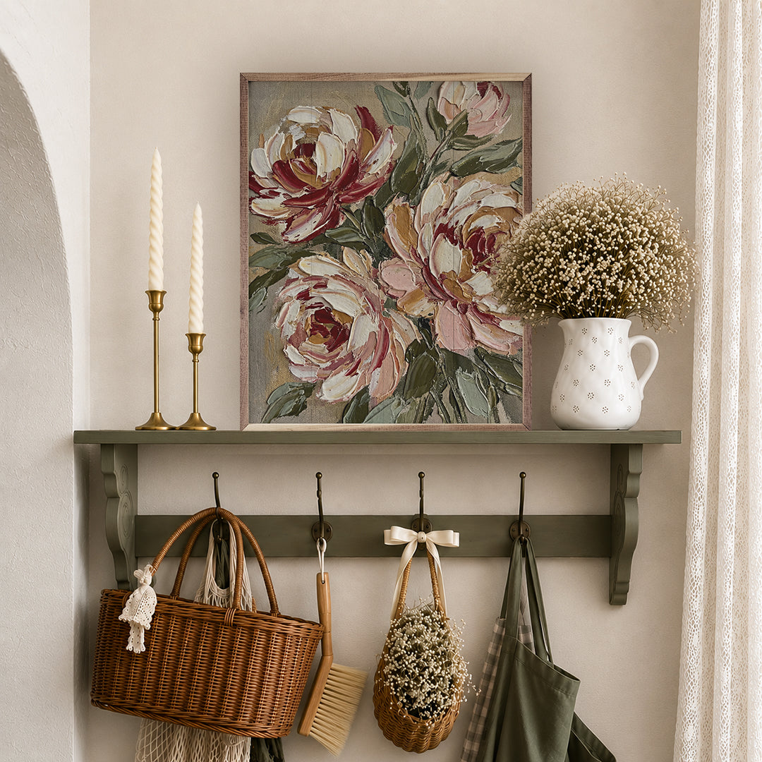 Painterly Rose Garden