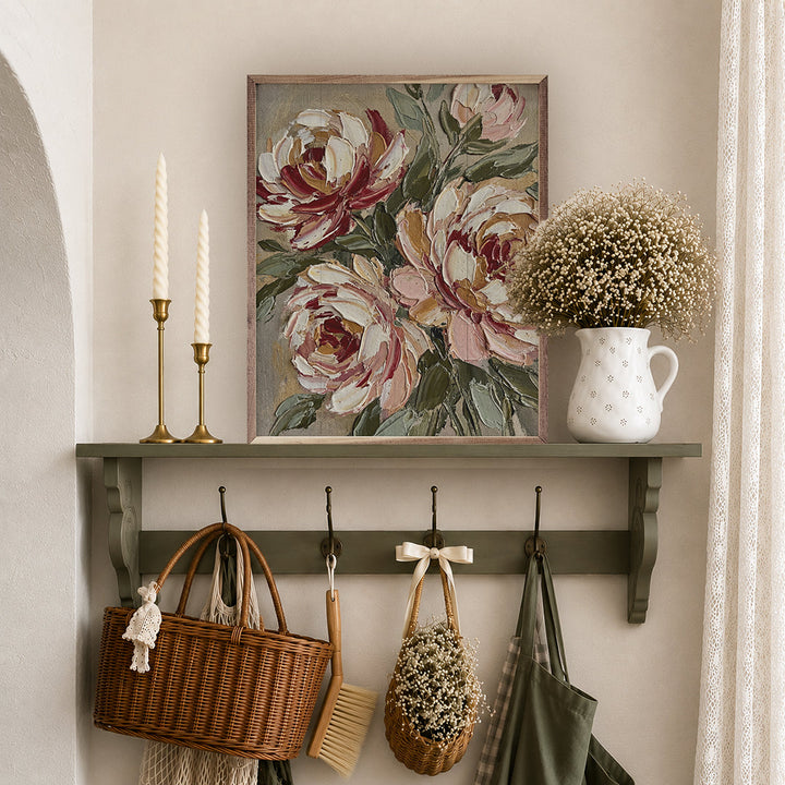 Painterly Rose Garden