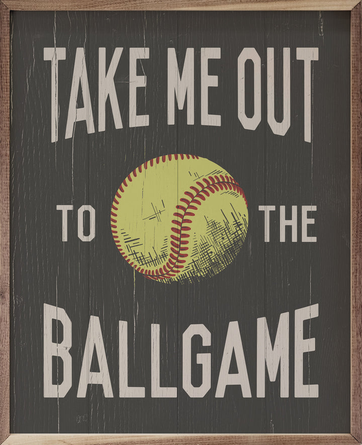 Take Me Out To The Ballgame Softball