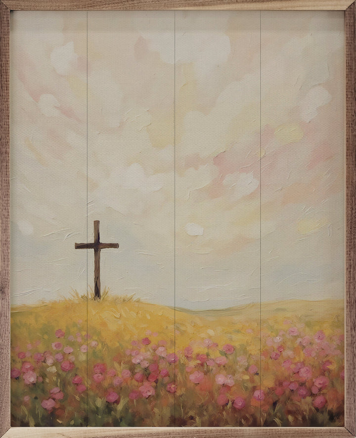 Cross In Summer Field