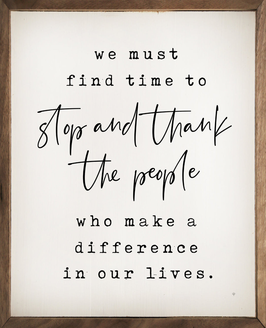 Stop And Thank The People White