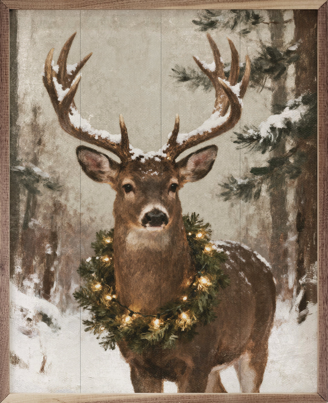 Whitetail Holiday Deer Portrait