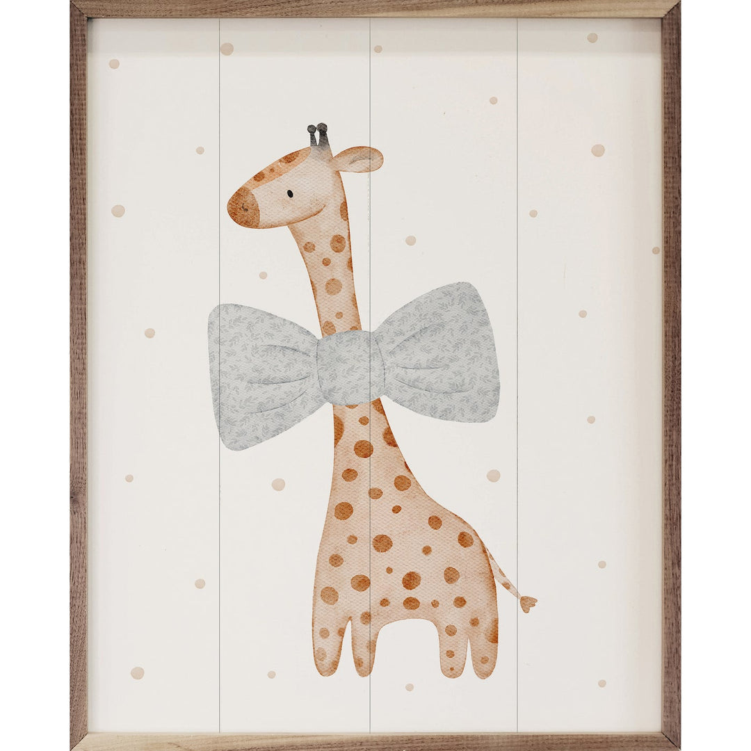 Boho Watercolor Giraffe By Allure Art