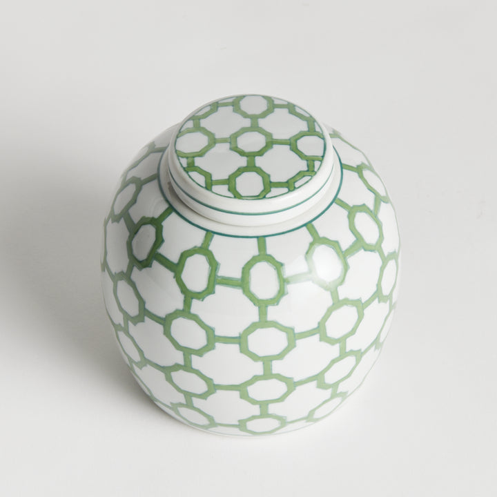 Imperial Link Lidded Jar