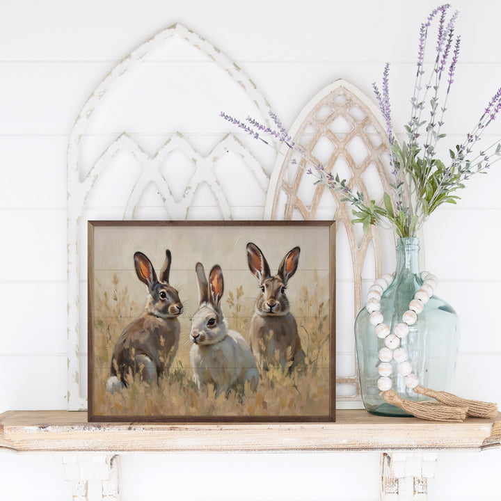 Bunnies In The Grass