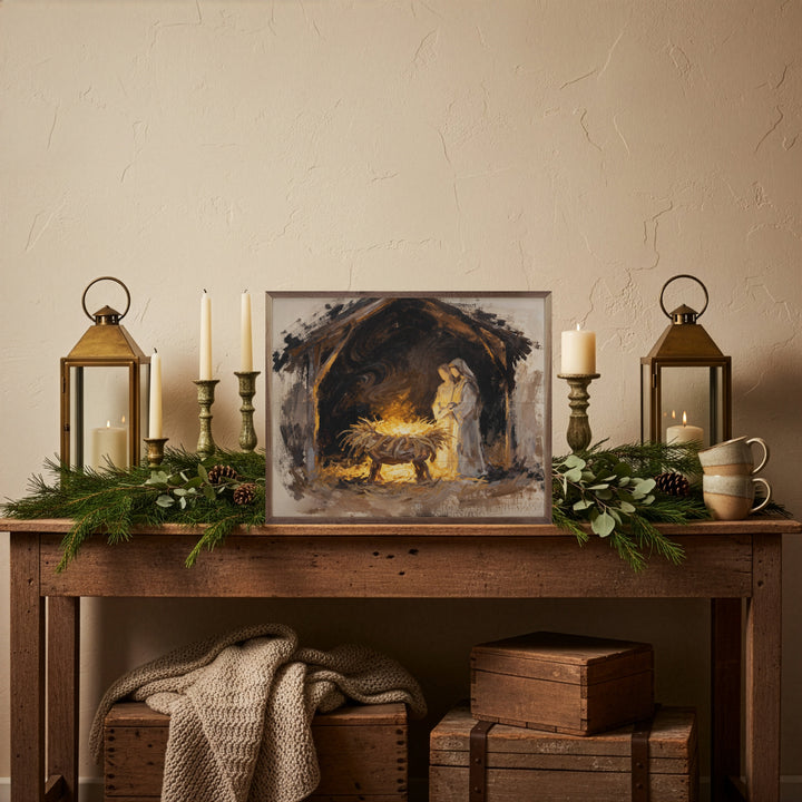 Holy Night Large Manger