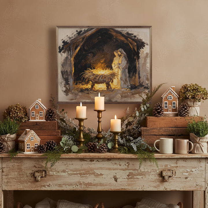 Holy Night Large Manger
