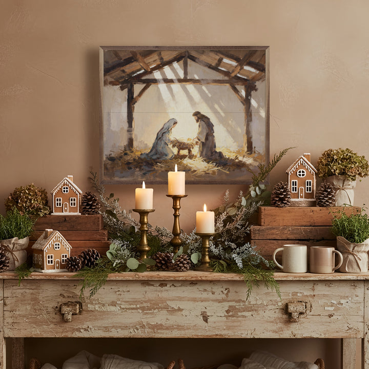 Holy Night Small Manger
