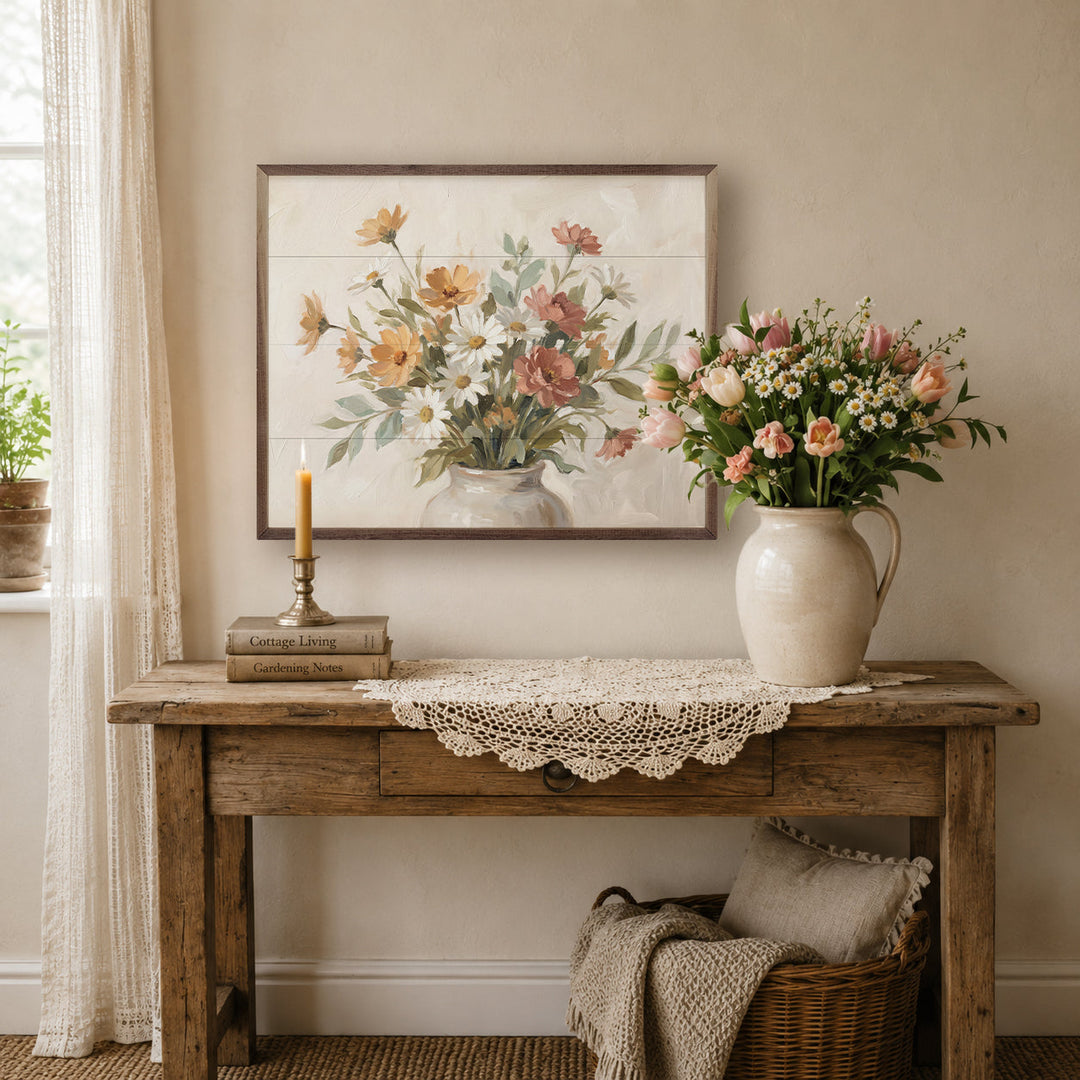 White Garden Arrangement