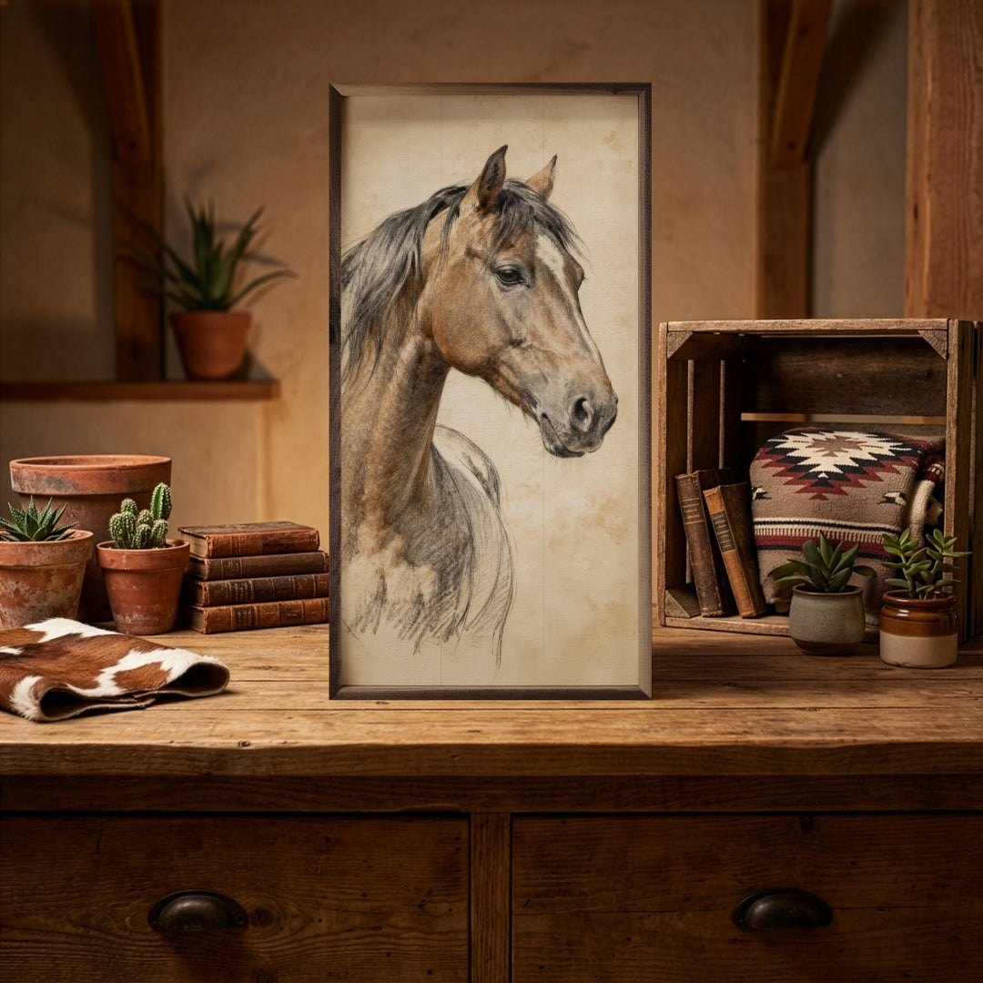 Horse Pencil Study