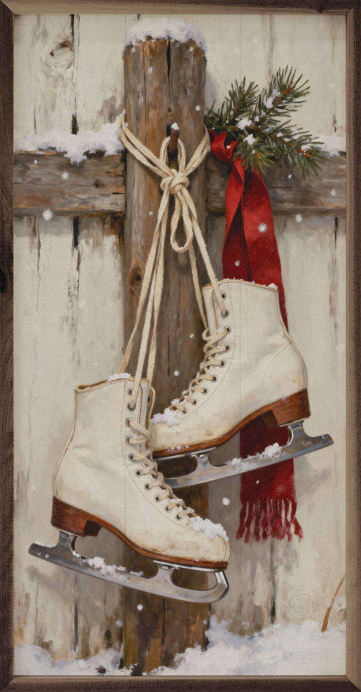 Ice Skates Hanging