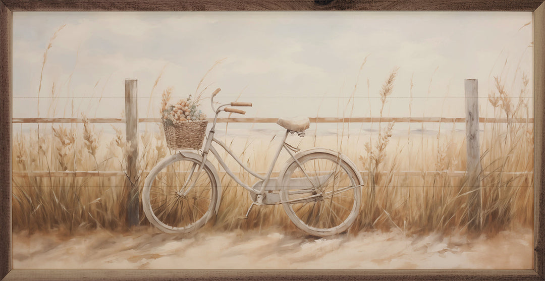 Bicycle By The Beach By Arlington Prints