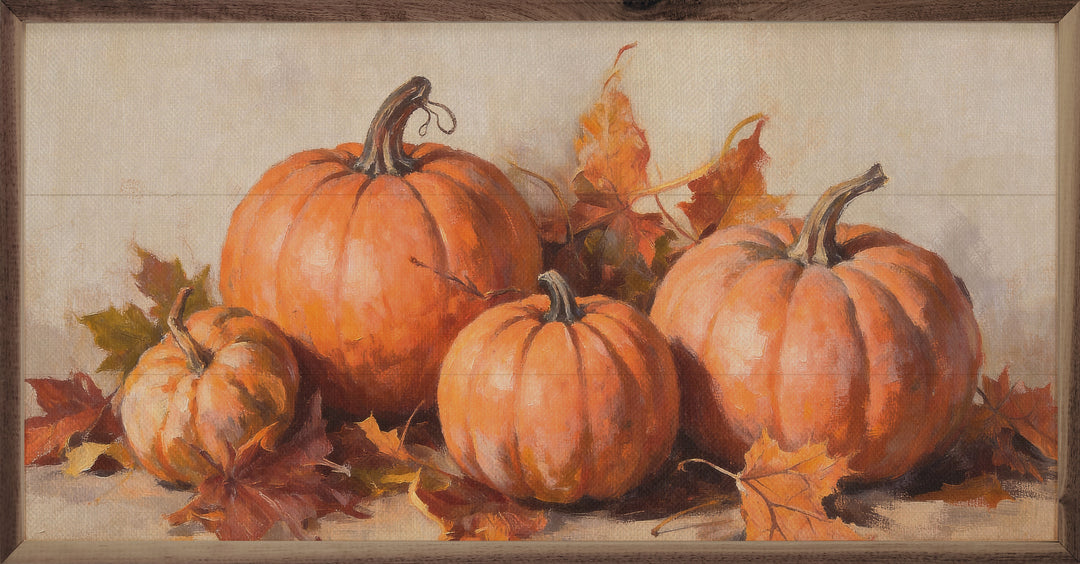 Classic Harvest Pumpkin Still Life