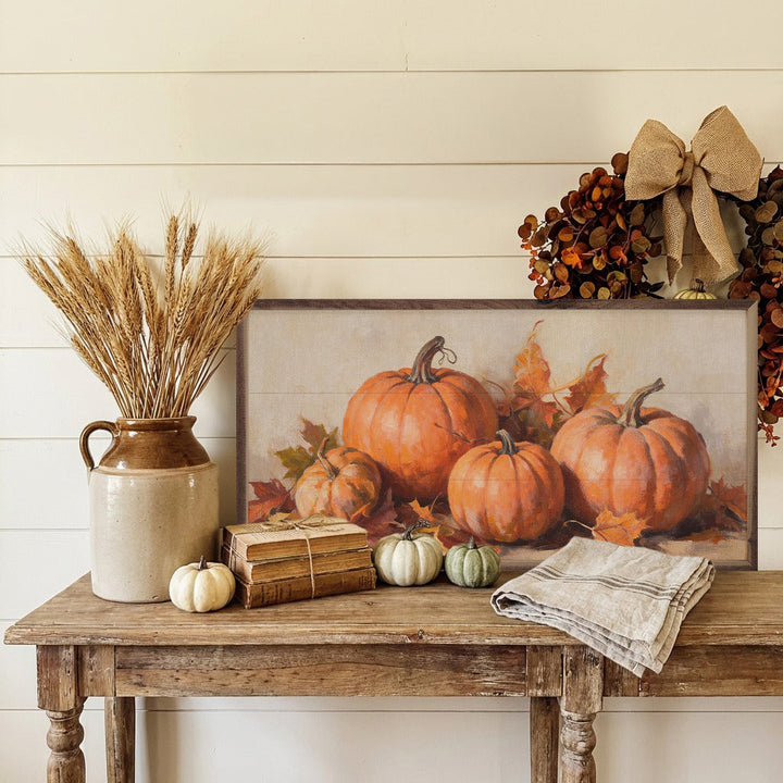 Classic Harvest Pumpkin Still Life