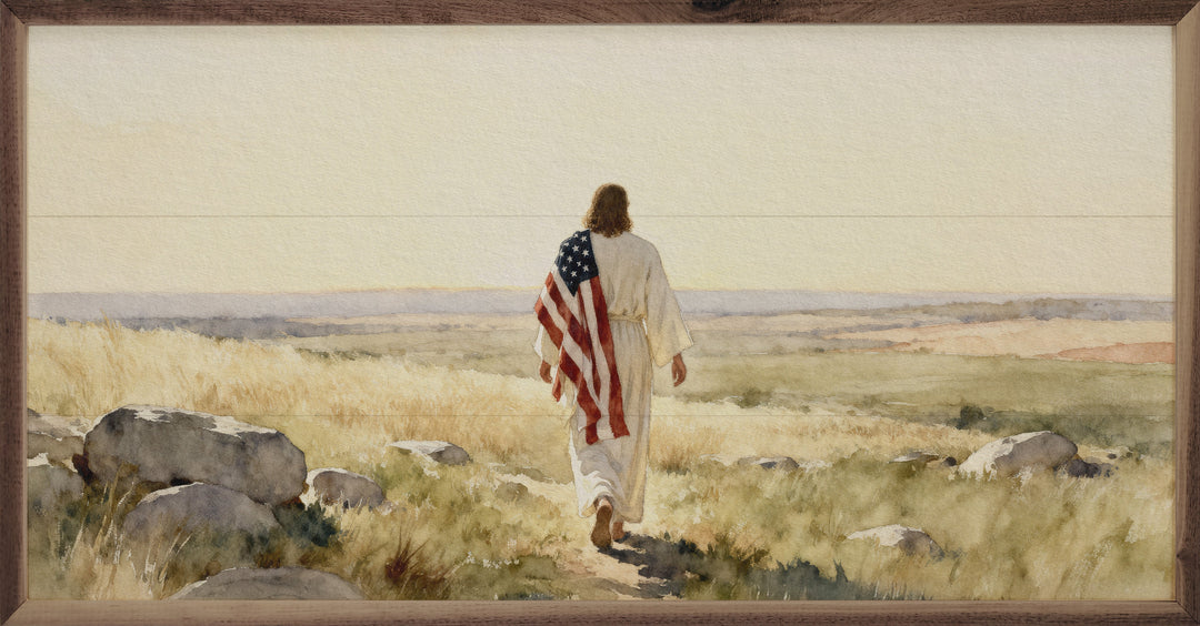 Faith And Freedom Jesus Rocky Pasture