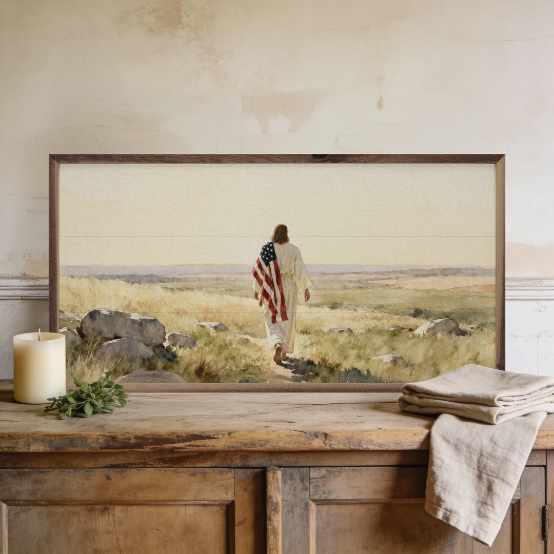 Faith And Freedom Jesus Rocky Pasture