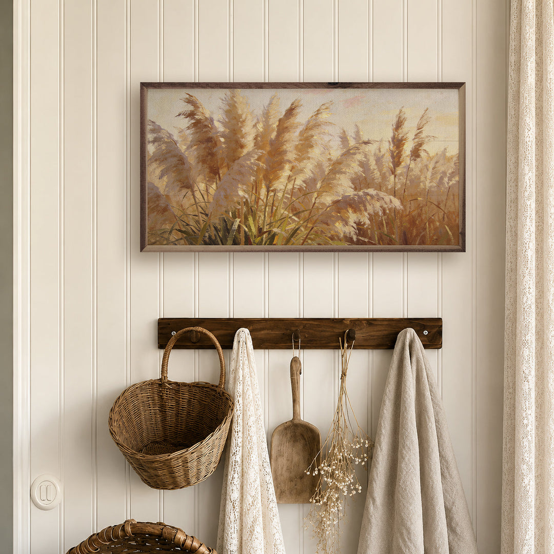 Gathered Pampas Stalks